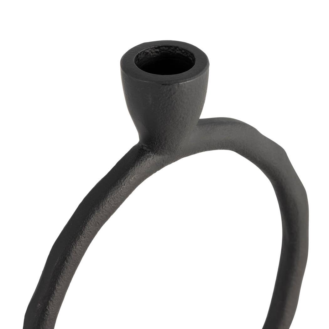 Metal Ring Taper Candle Holder