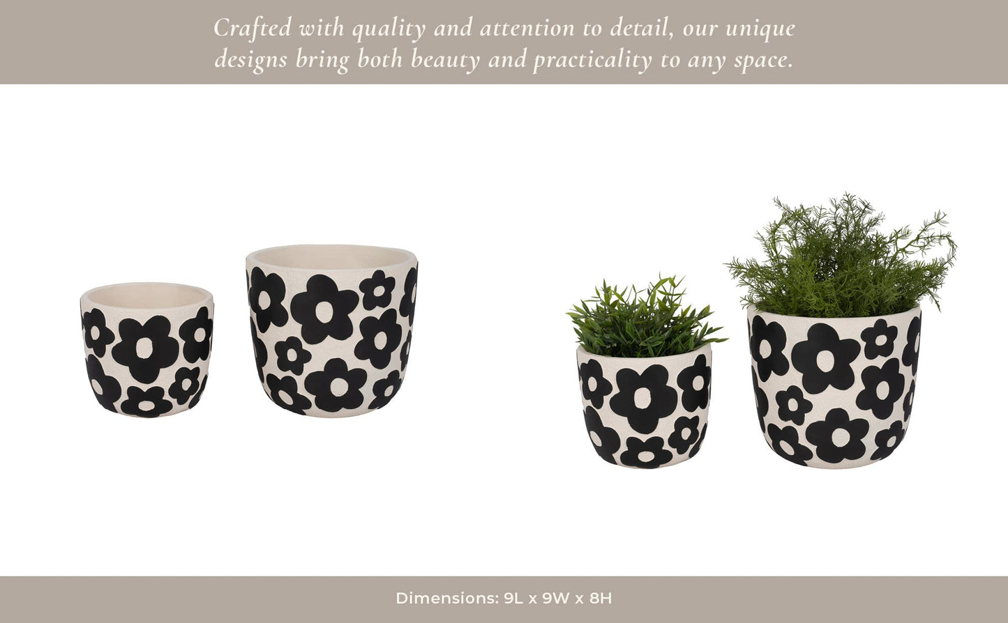 Ceramic Flower Power Pot