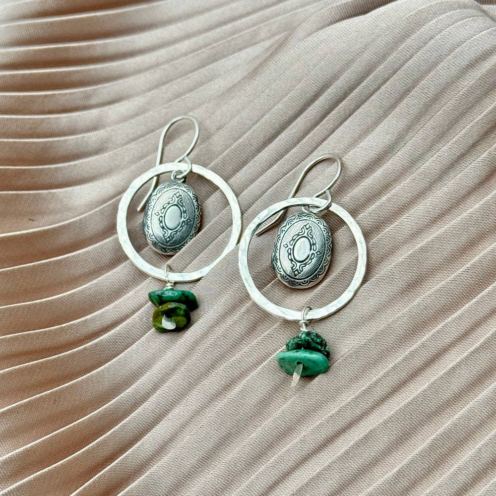 Silver Capsule Earrings