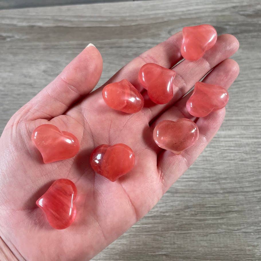 Gemstone Puffy Hearts