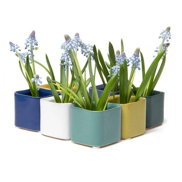 Mini Cube Ceramic Pots