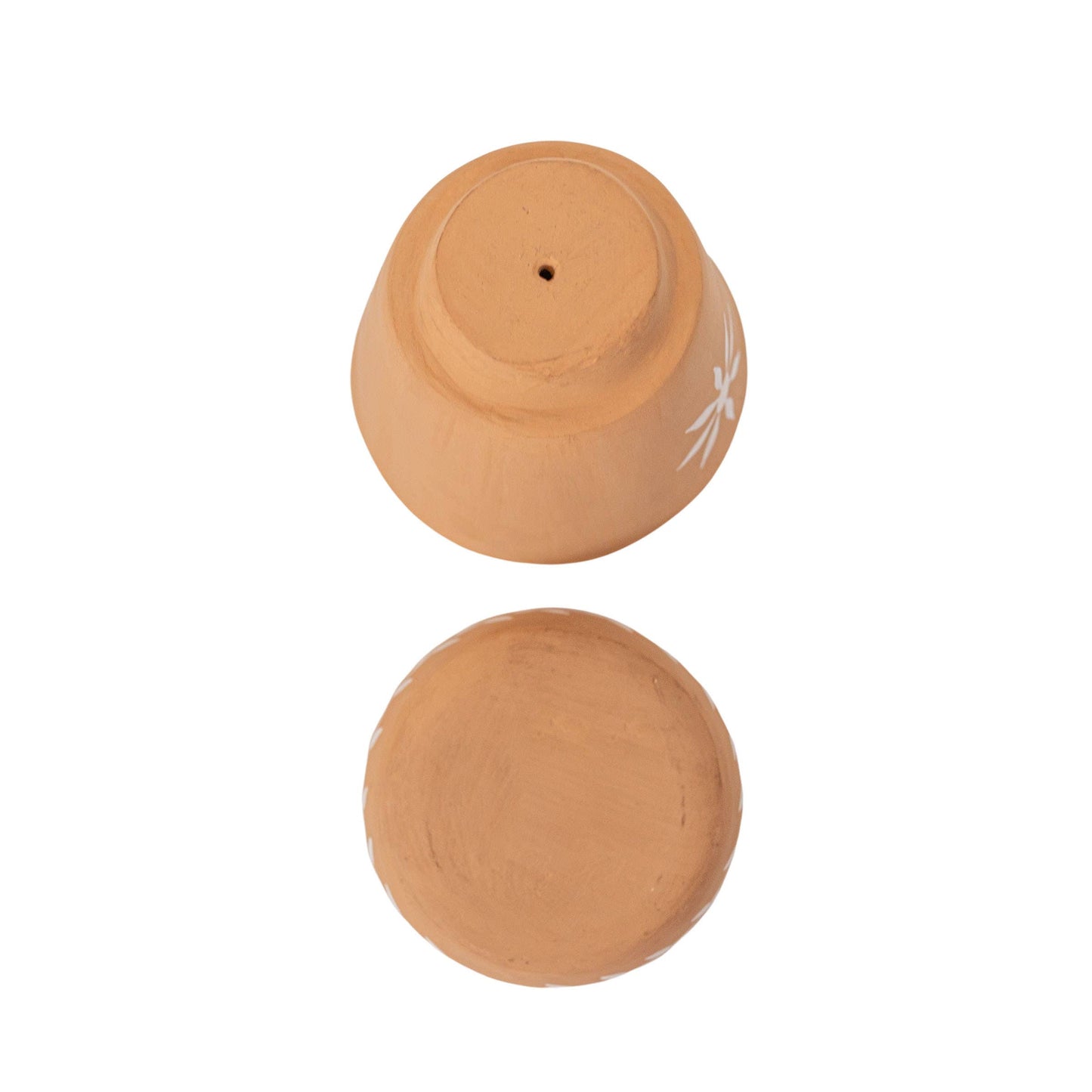 Floret Terracotta Planter w/Saucer