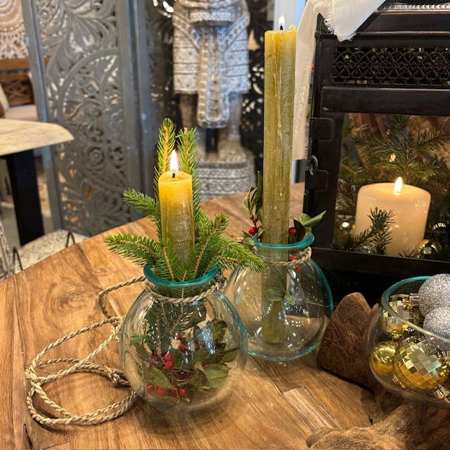 Hanging Glass Planter