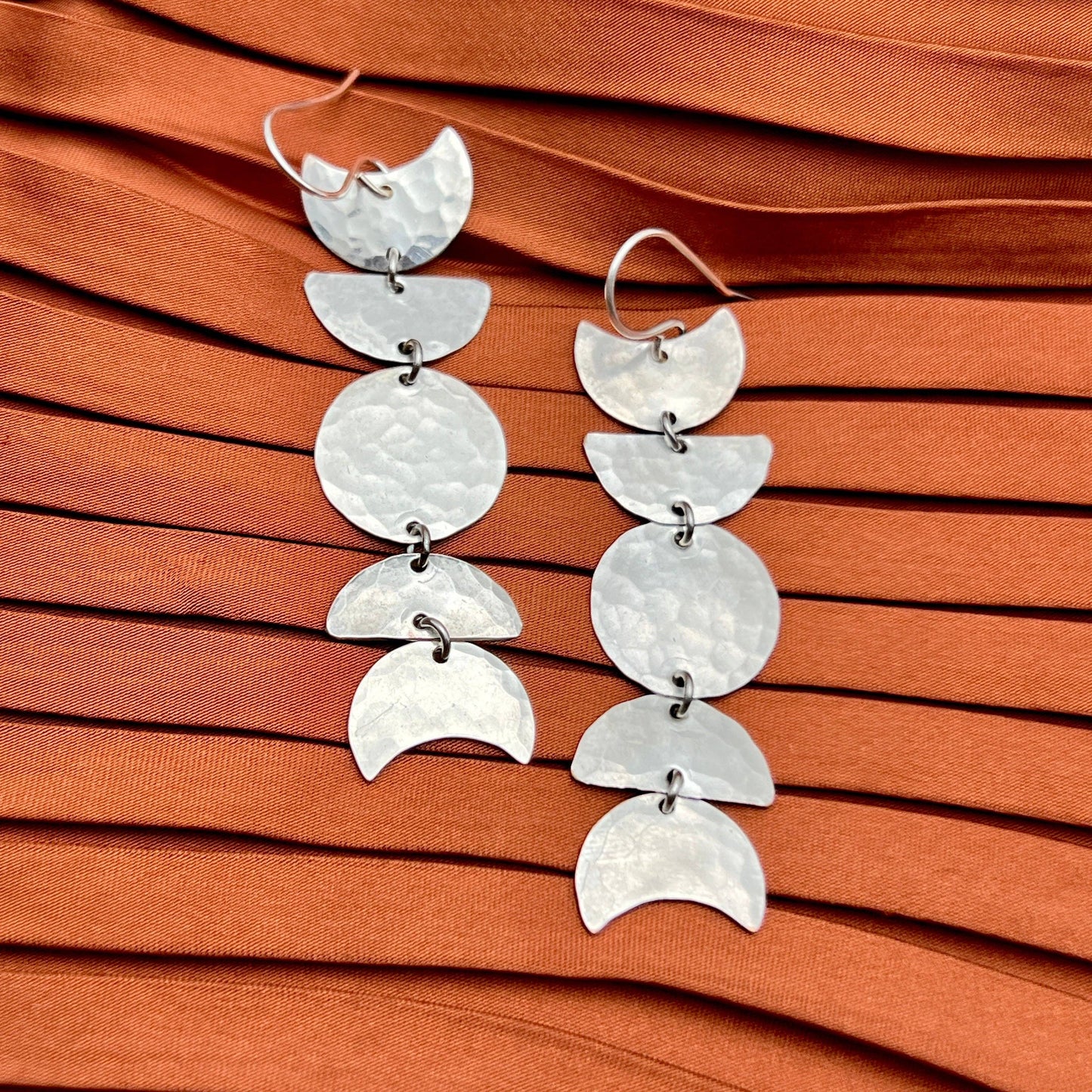 Moon Pendant Earrings