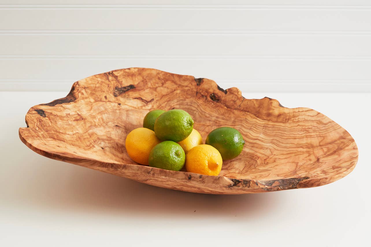 Italian Olivewood Salad Bowl