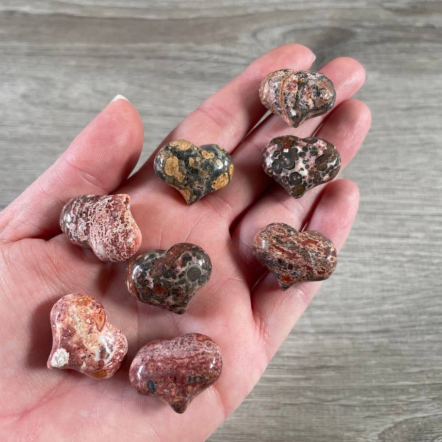 Gemstone Puffy Hearts