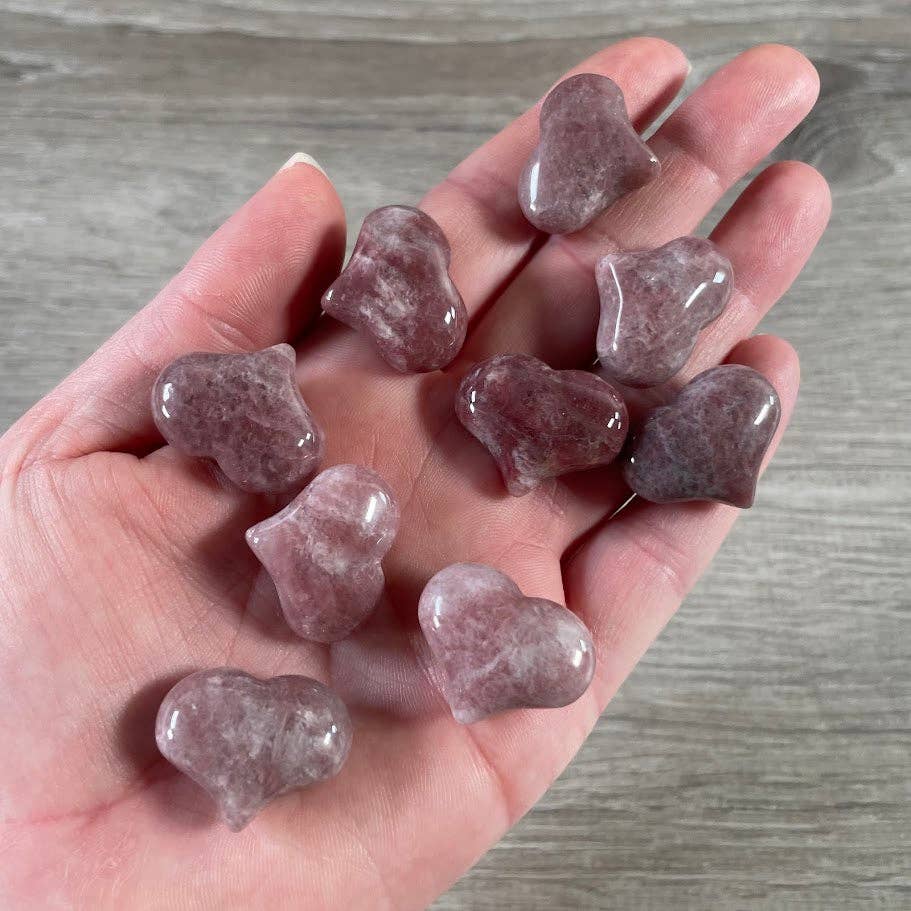 Gemstone Puffy Hearts