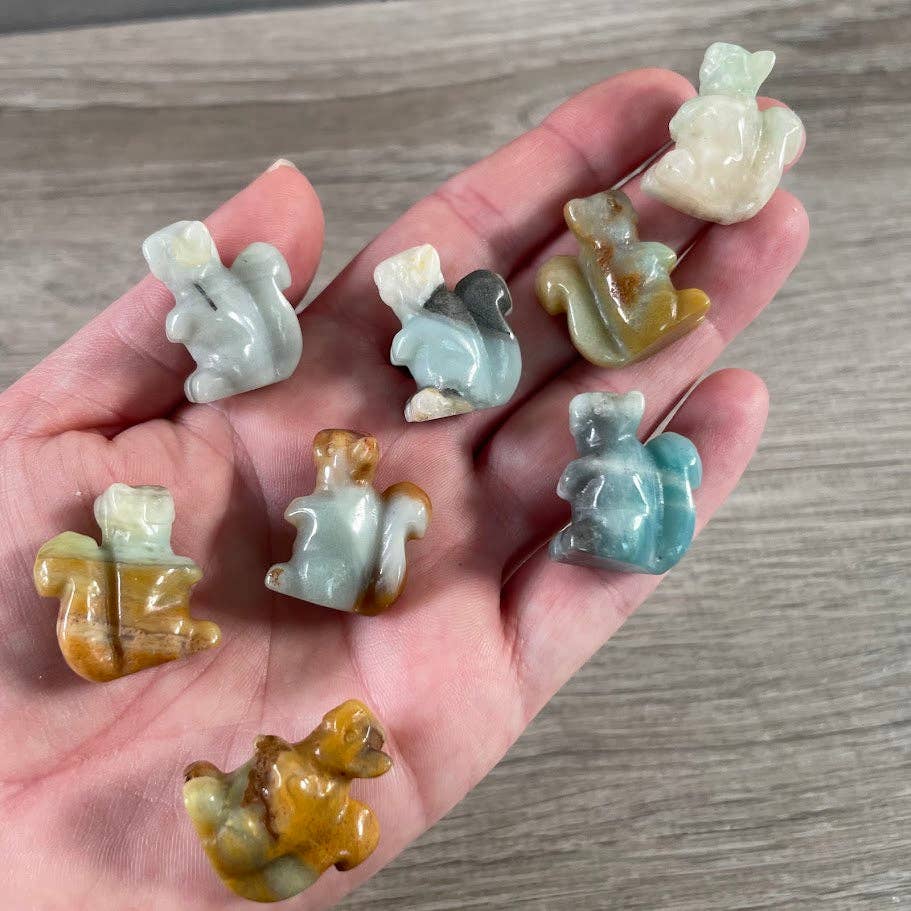 Assorted Gemstone Figurines