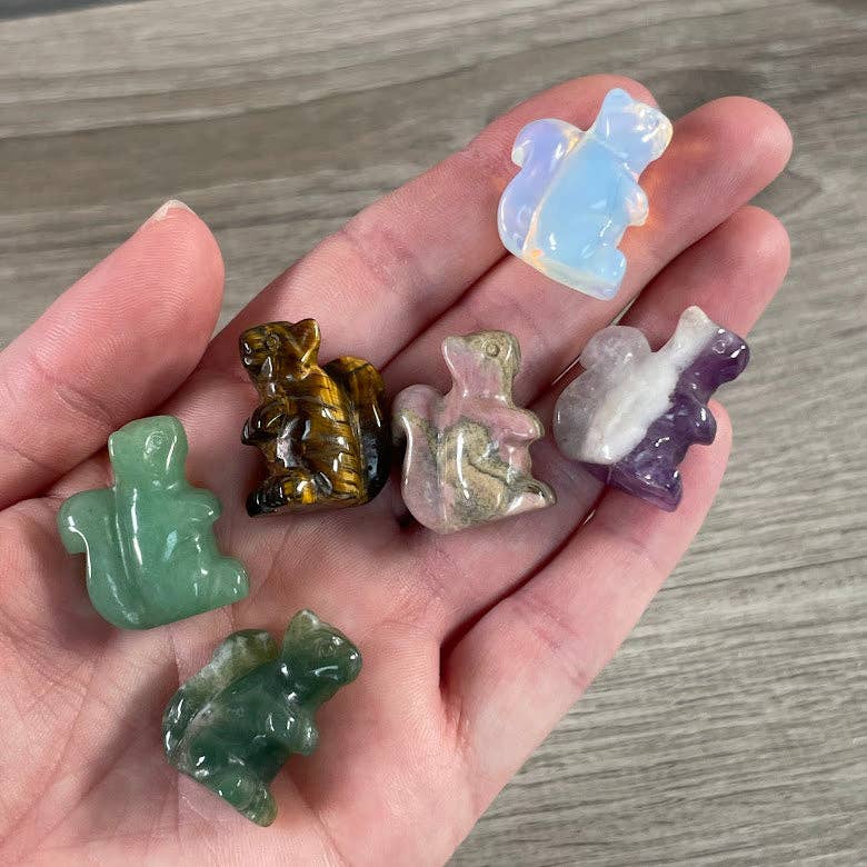 Assorted Gemstone Figurines