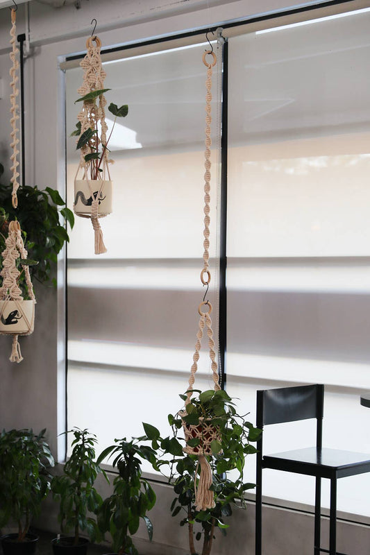 Macrame Plant Hanger Extender 36"