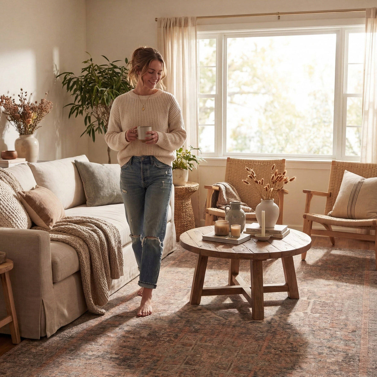 Evodia Medallion Area Rug