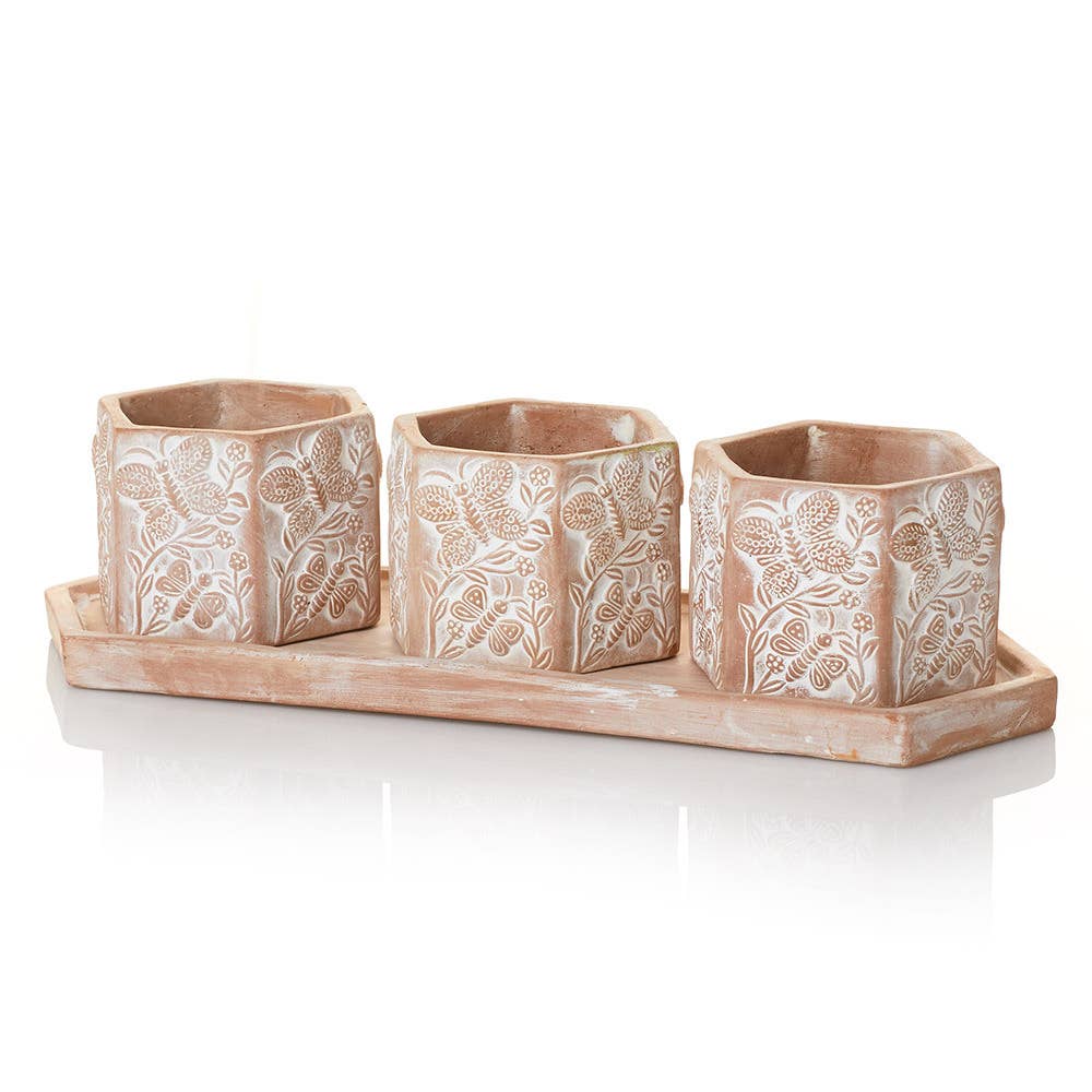 Basanta Meadow Planter Set