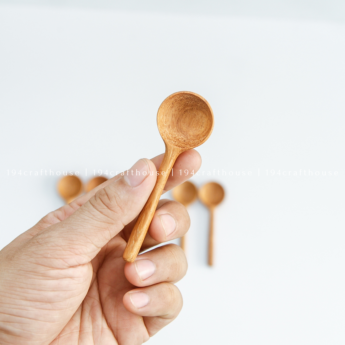 Tiny Wooden Salt & Sugar Spoon