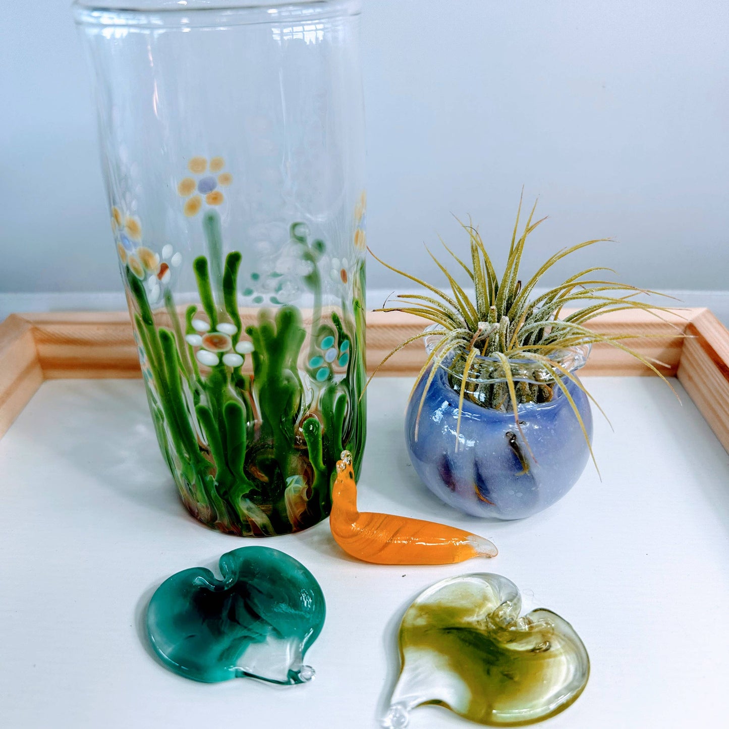 Hand Blown Glass Hearts