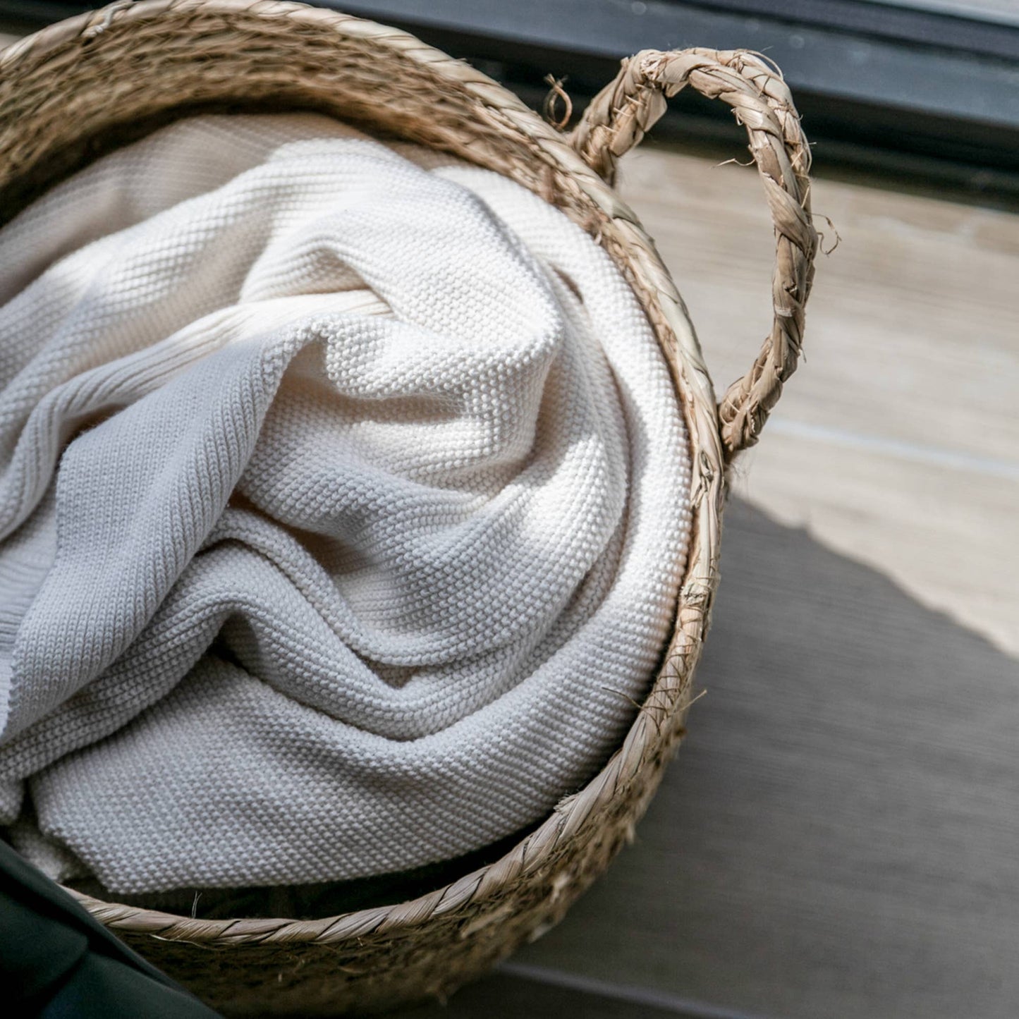 Seagrass Basket With Handles