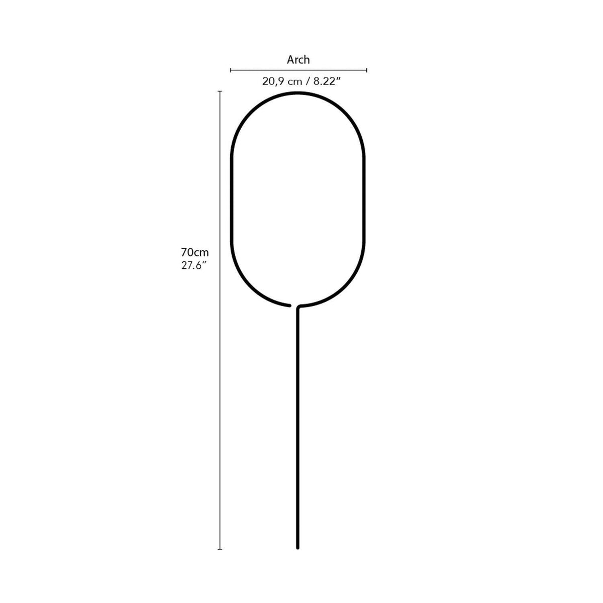 Golden Arch Plant Stake