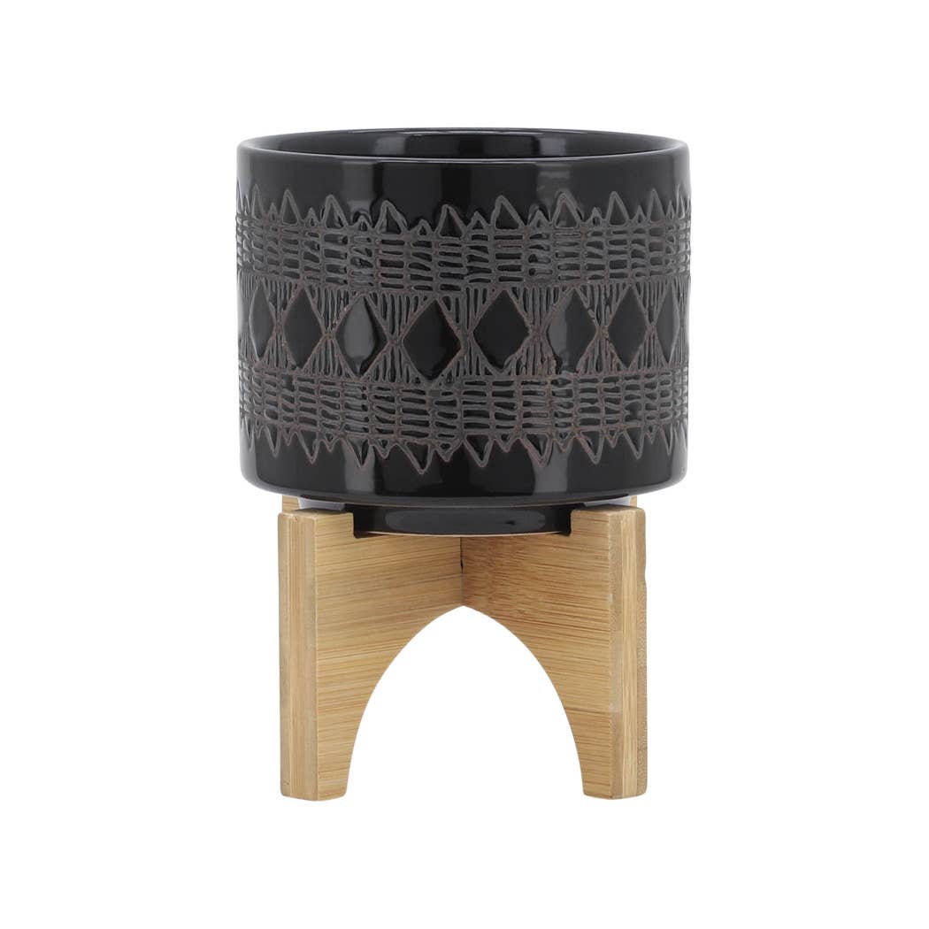 Ceramic Aztec Planter