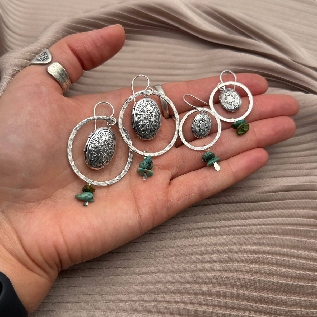 Silver Capsule Earrings