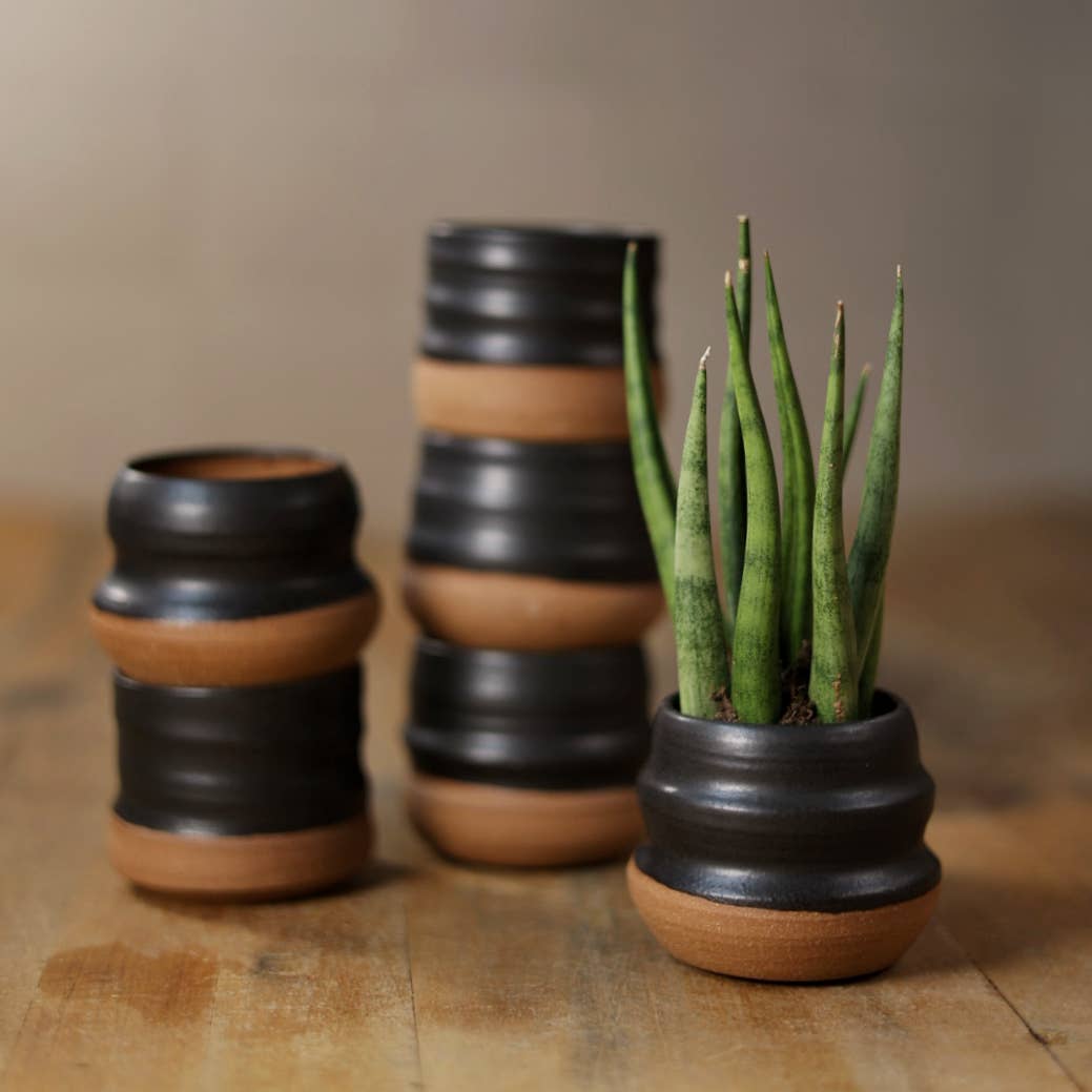 Handmade Pottery Mini Pots