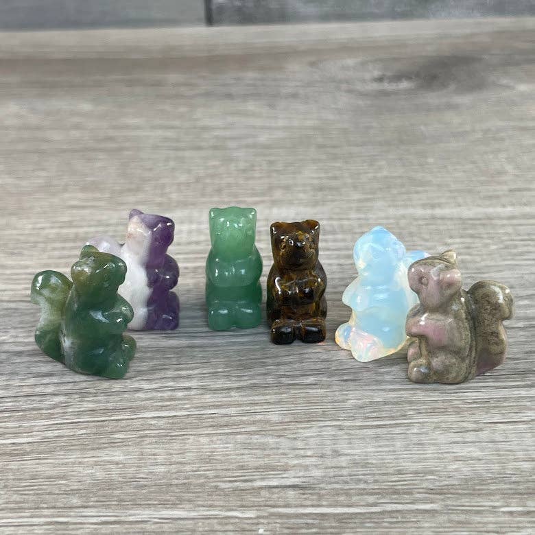 Assorted Gemstone Figurines