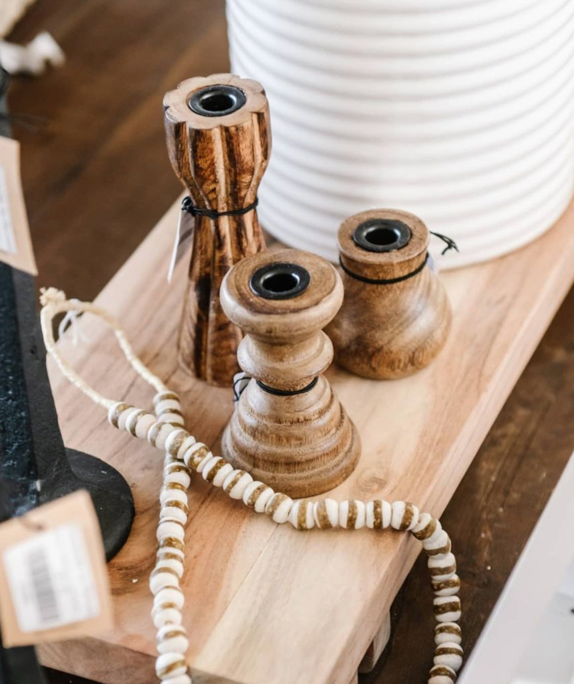 Dual Taper Candle Stand Set