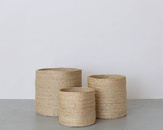 Tall Jute Basket