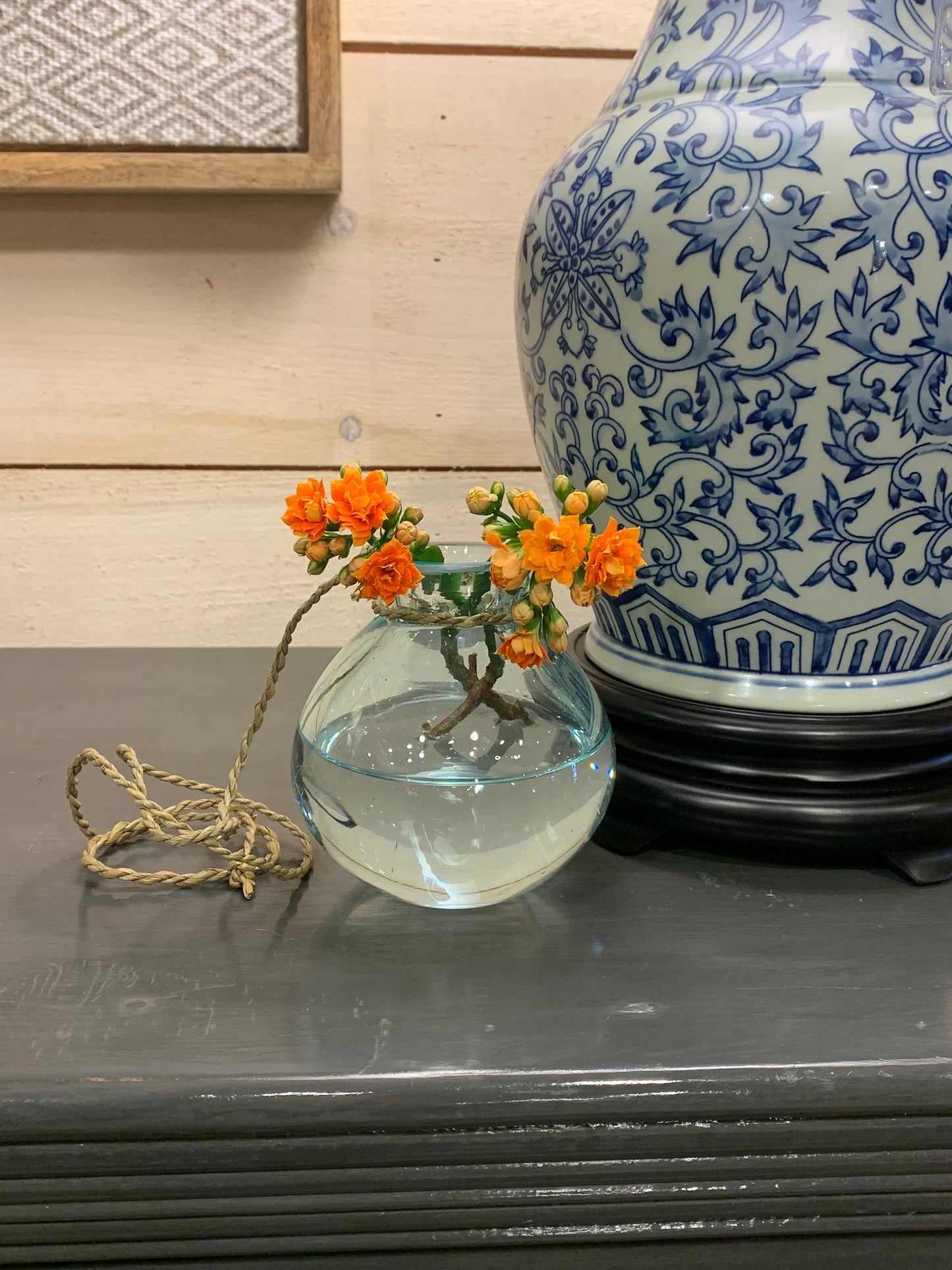 Hanging Glass Planter