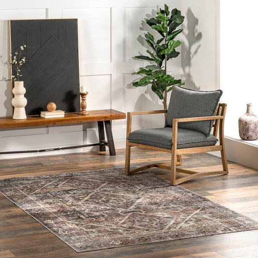 Zofia Vintage Persian Washable Rug 4' x 6'