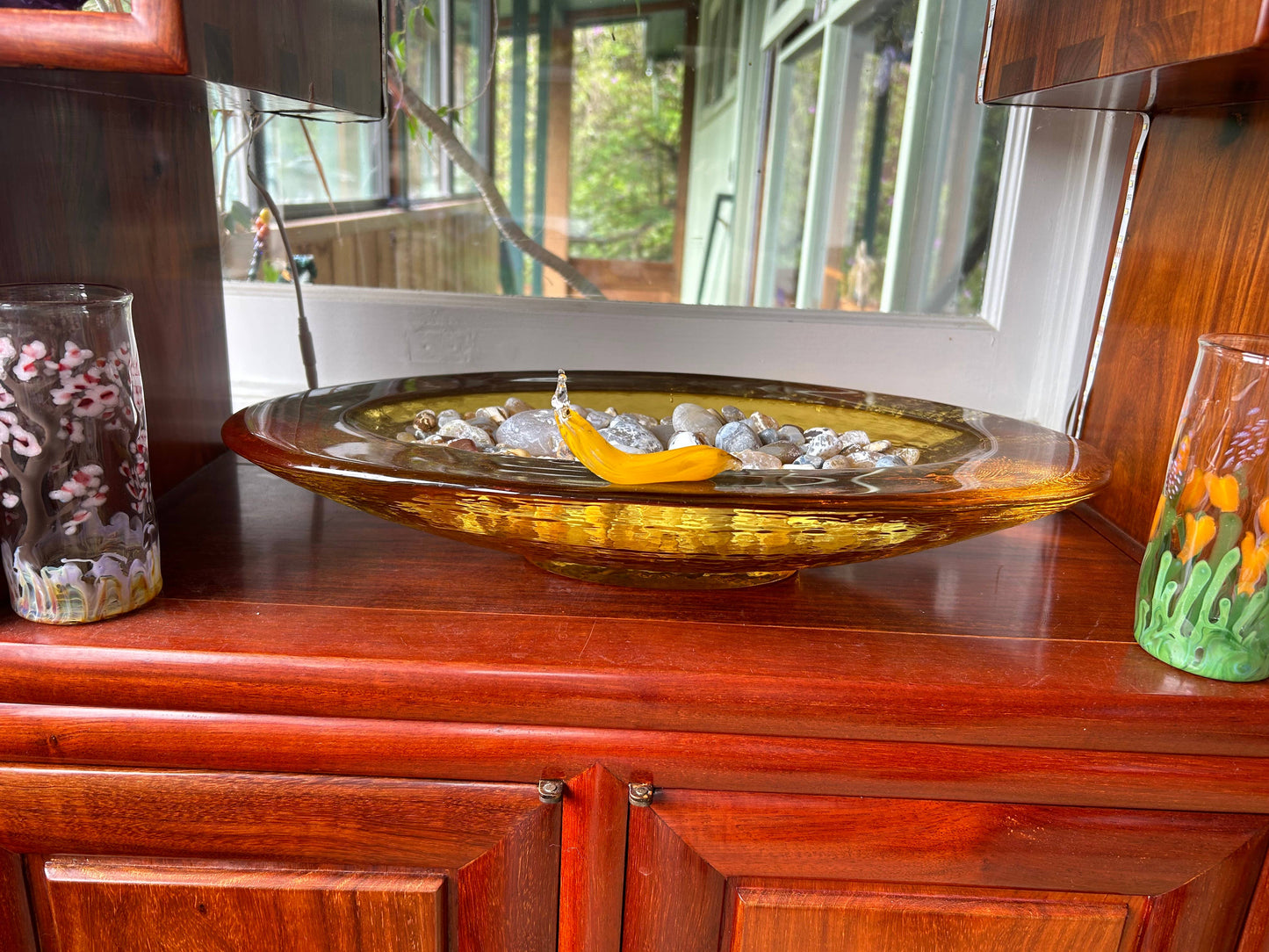 Blown Glass Banana Slug