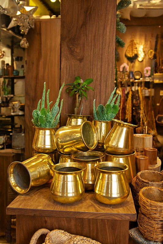 Small Brass Pot