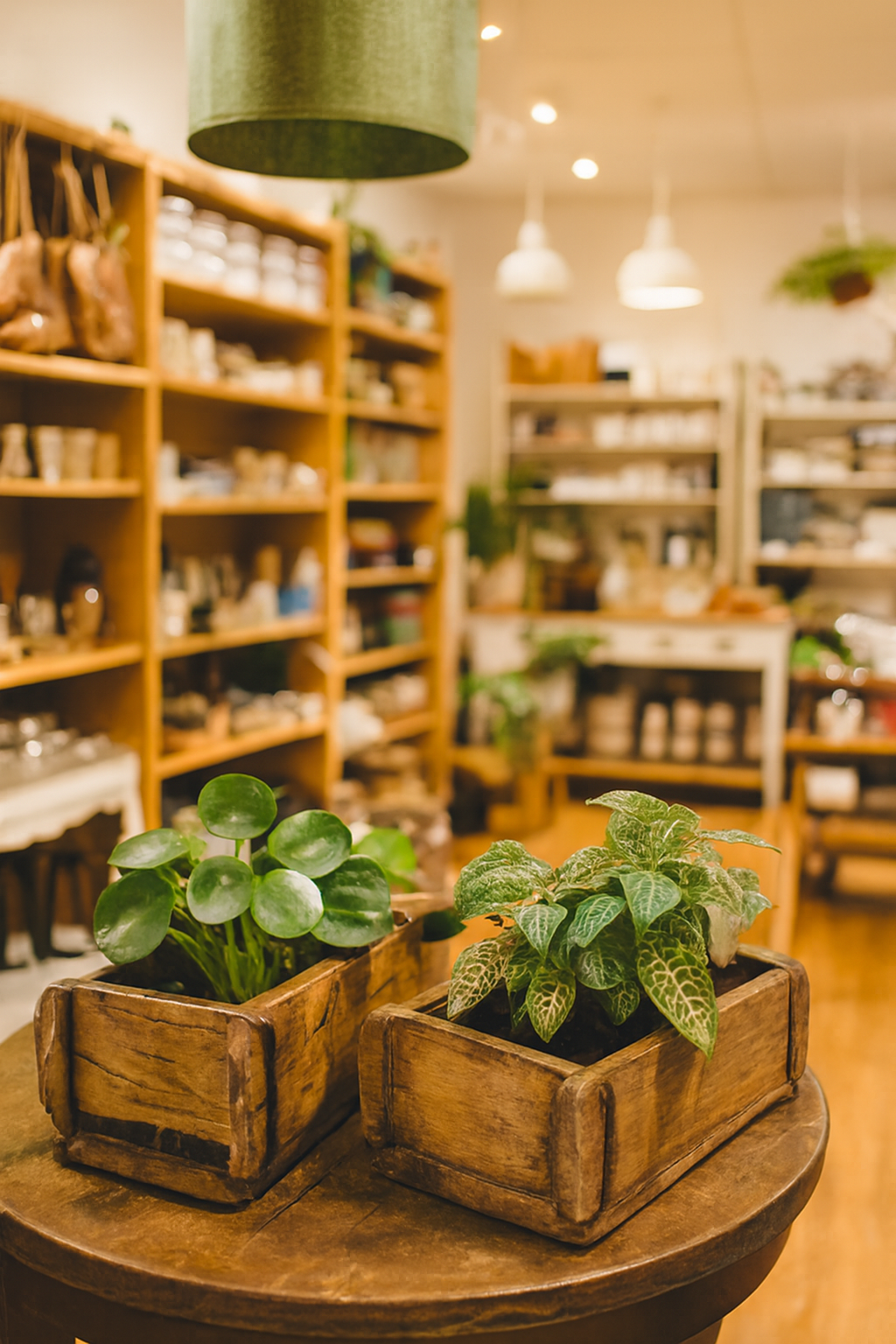 Teak Brick Mold Planter