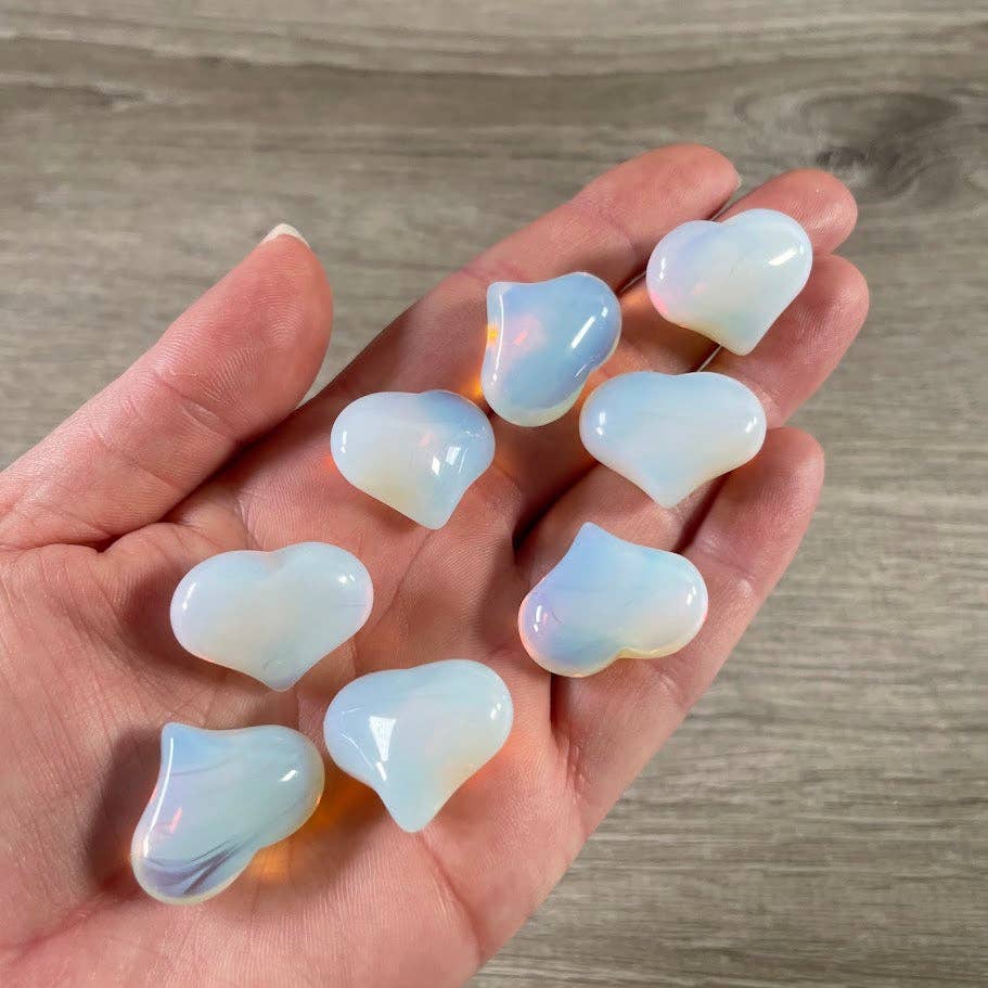 Gemstone Puffy Hearts