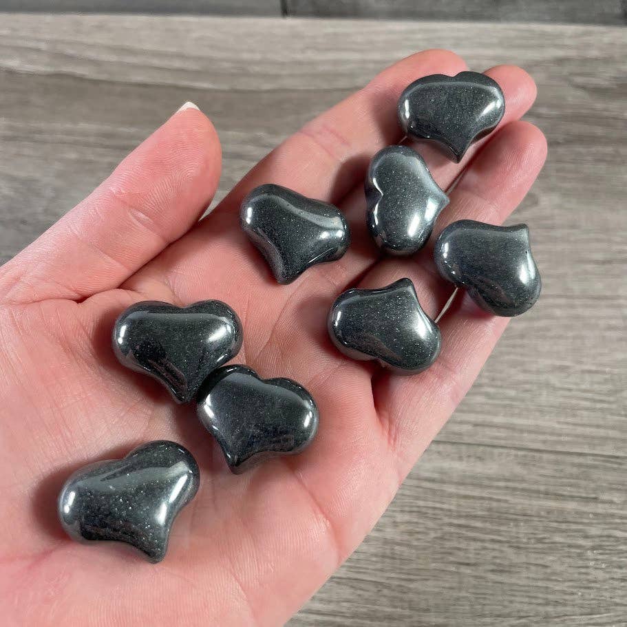 Gemstone Puffy Hearts
