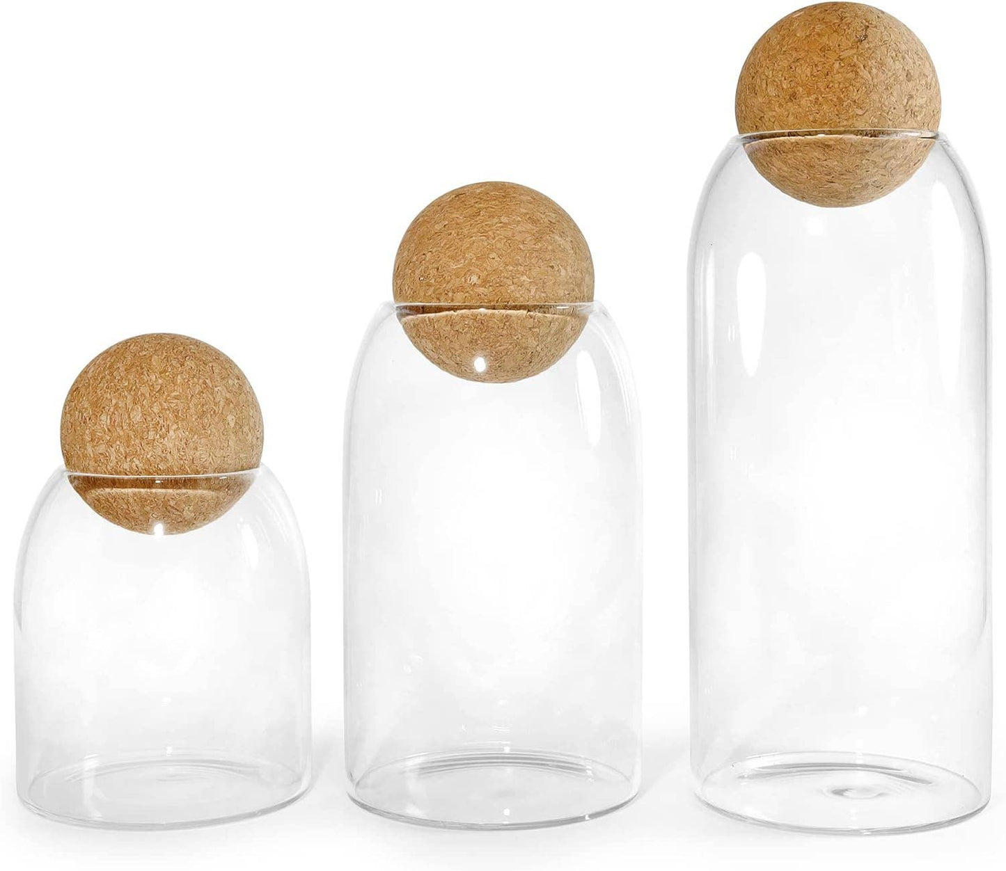 Cork Top Glass Canister