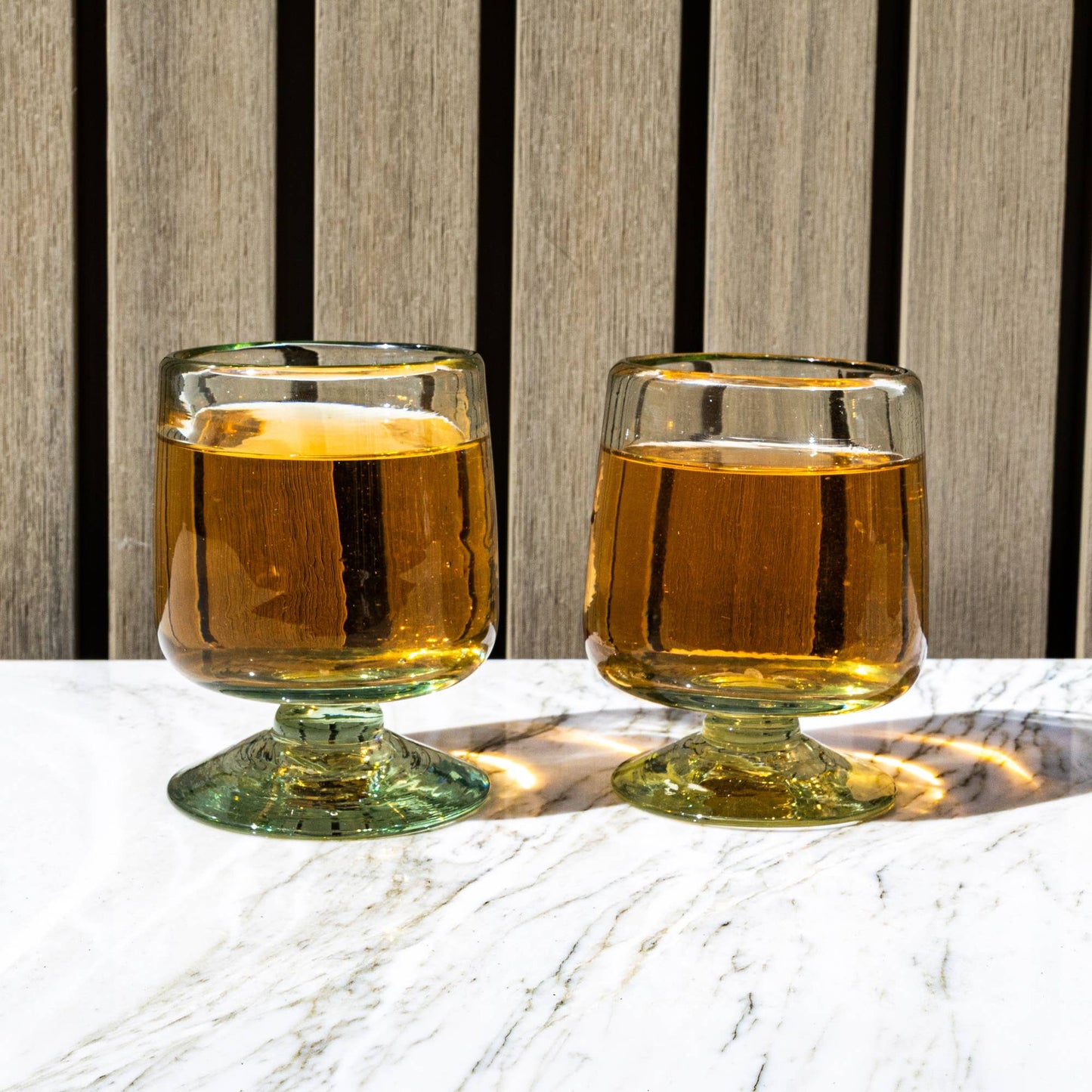 Smoke Short Stemmed Glass Set