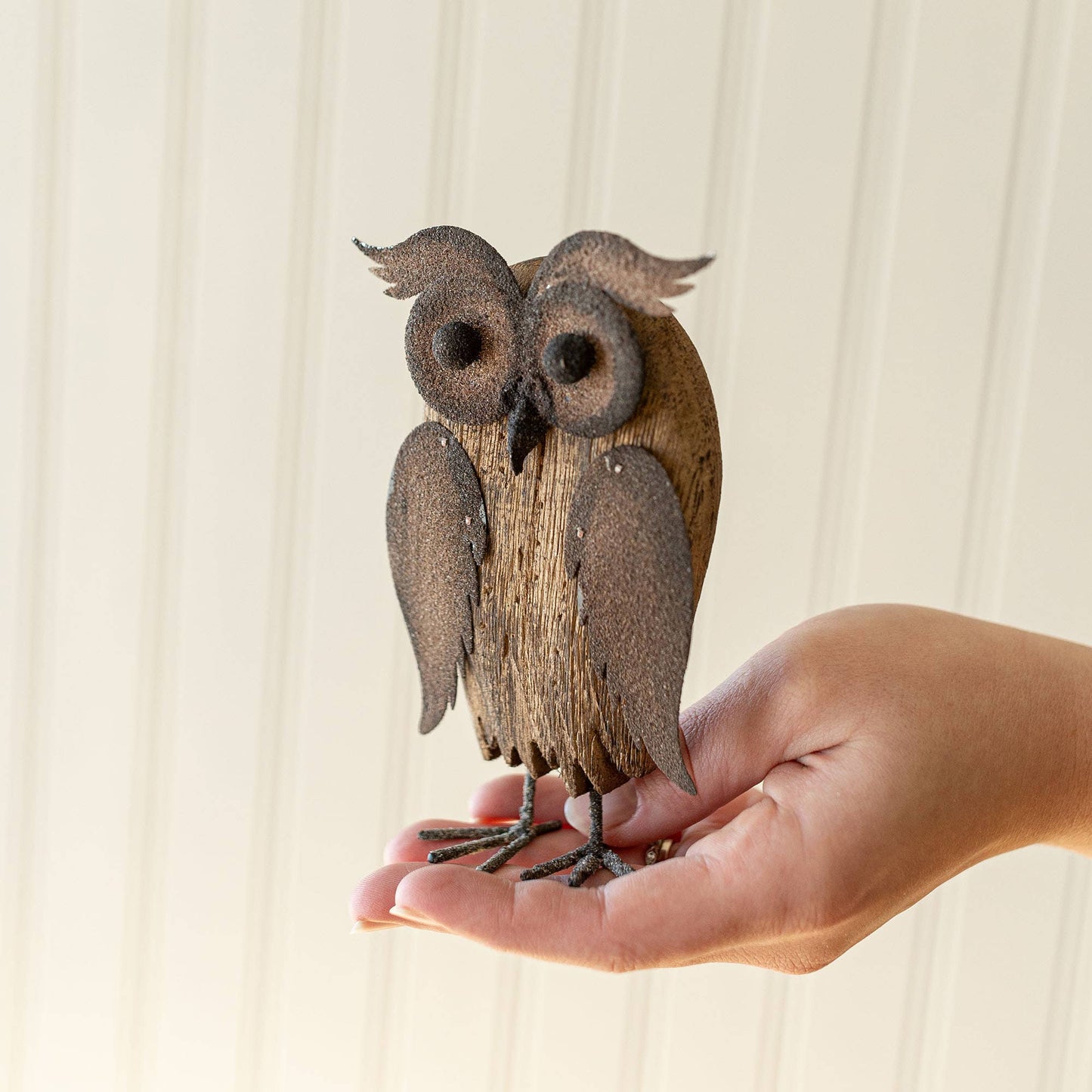 Rustic Barn Owl Figure