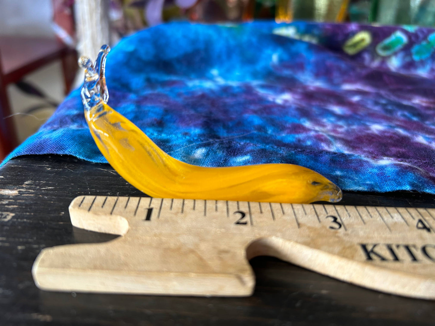 Blown Glass Banana Slug