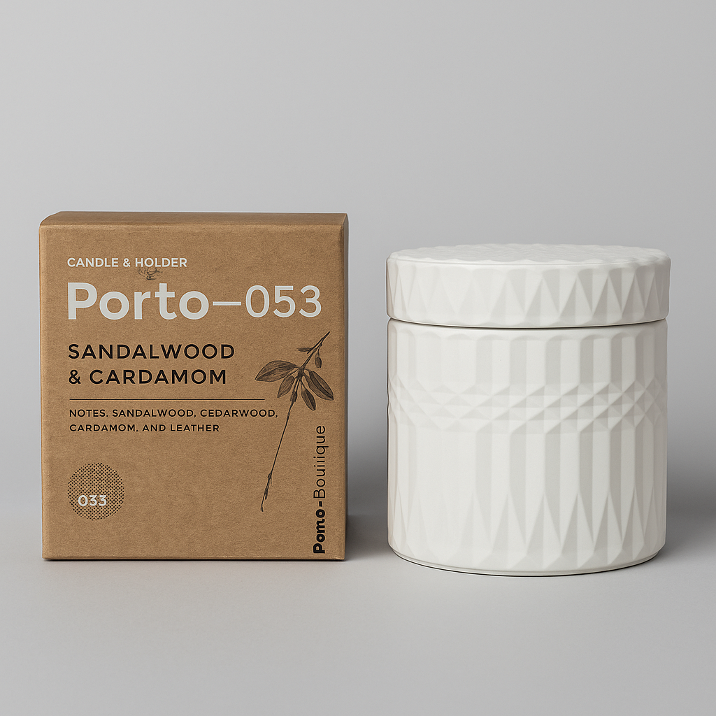 Porto Soy Glass Candle