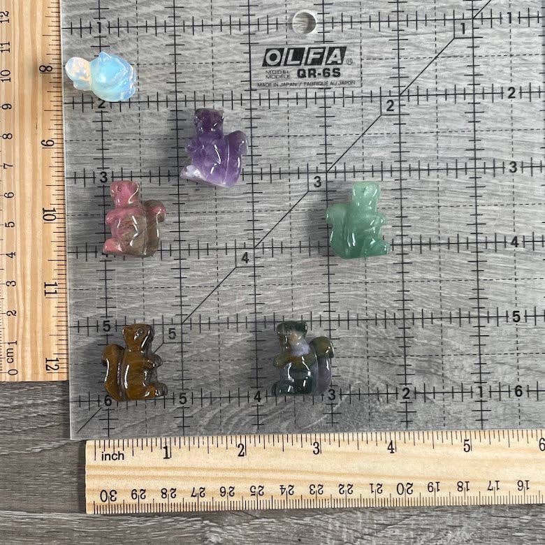 Assorted Gemstone Figurines