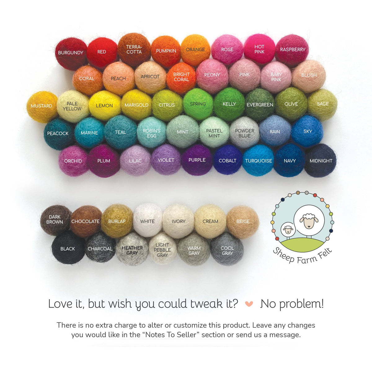 Autumn Felt Ball Garland
