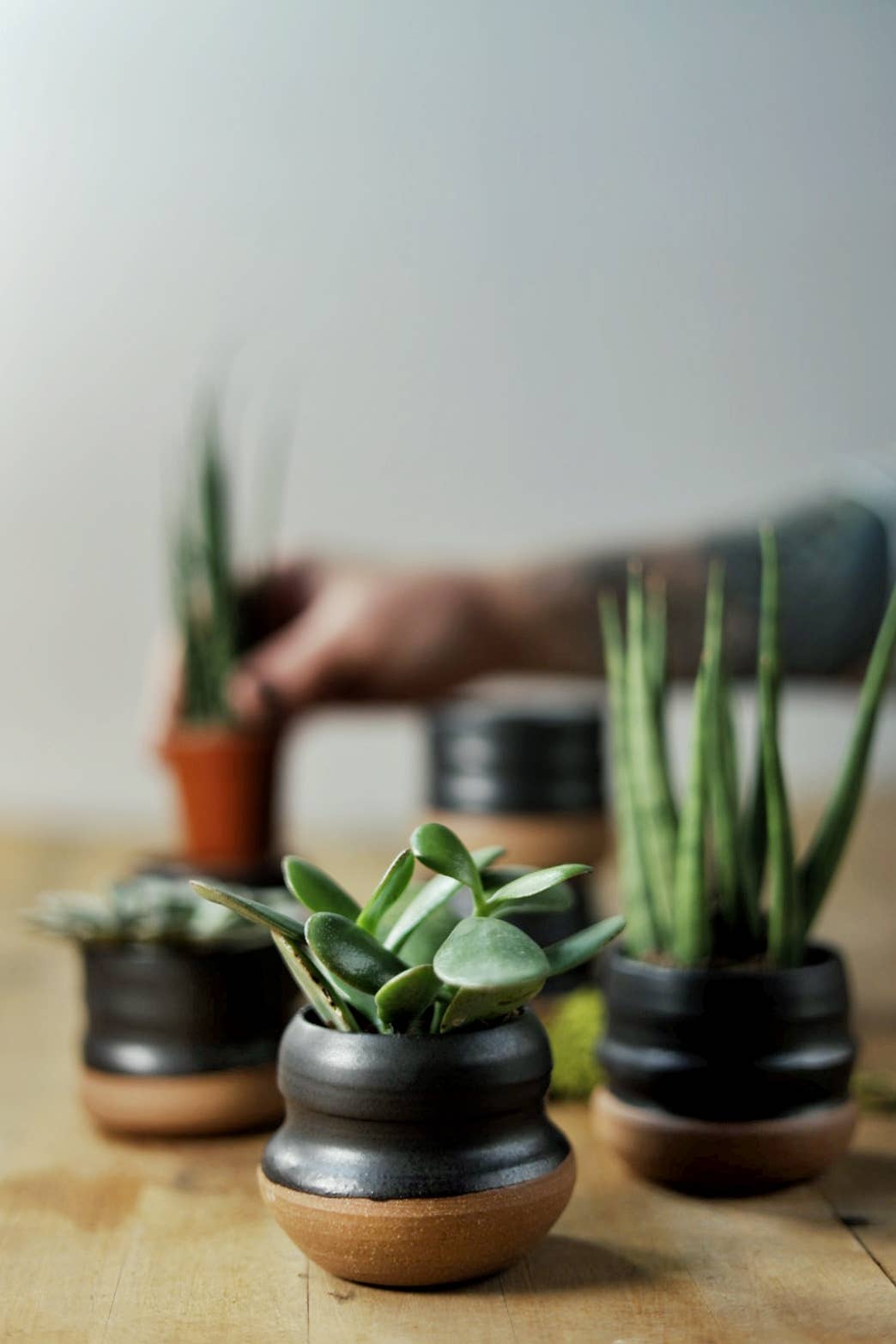 Handmade Pottery Mini Pots