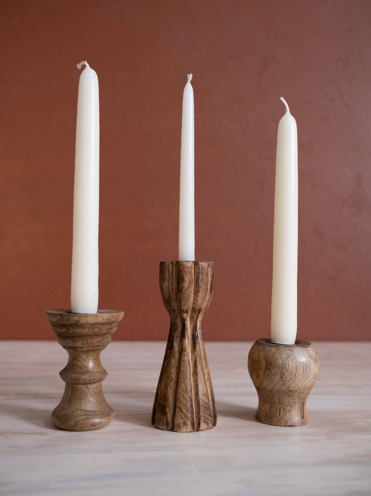 Dual Taper Candle Stand Set