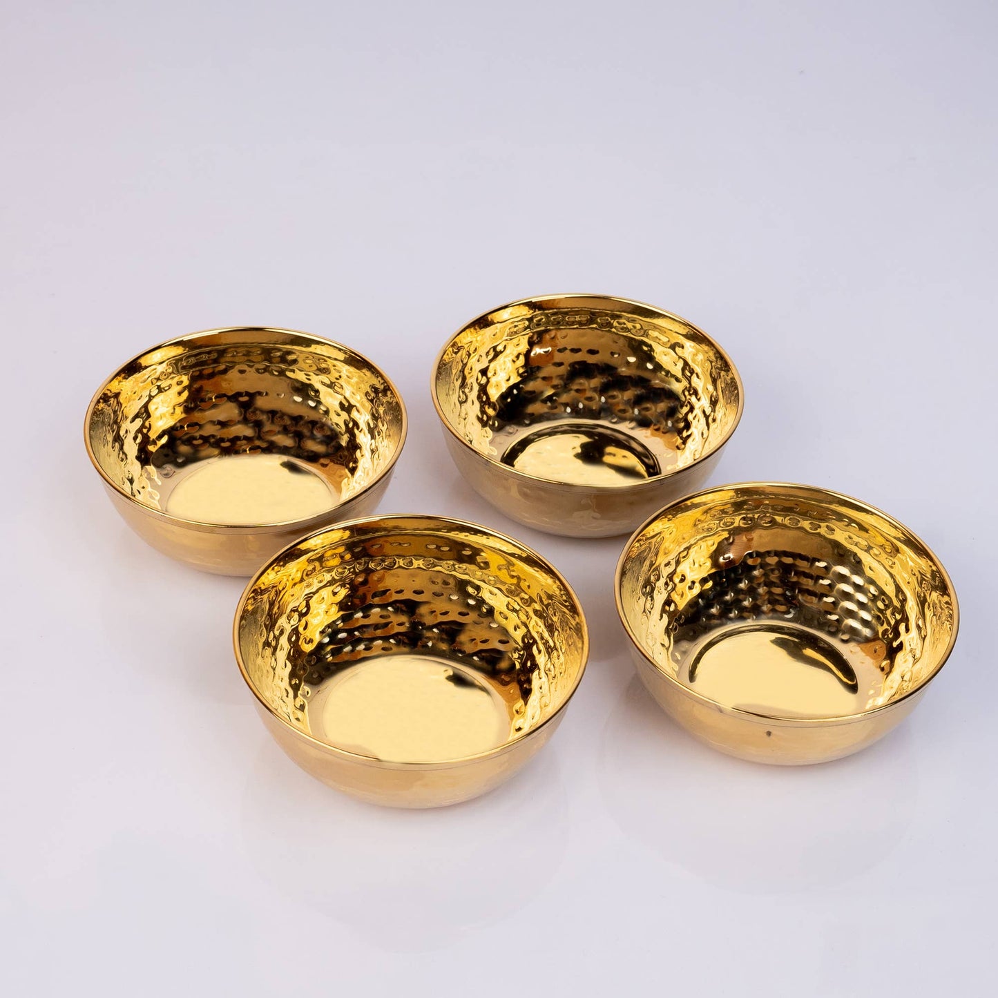 Dal Hammered Stainless Steel Bowl