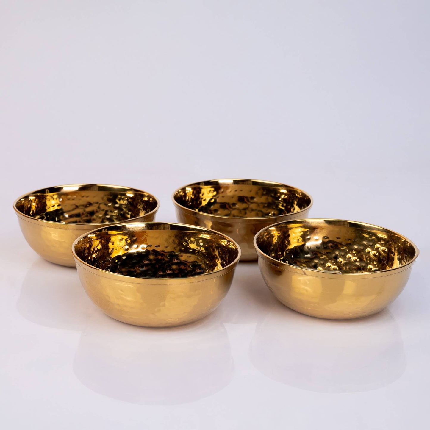 Dal Hammered Stainless Steel Bowl