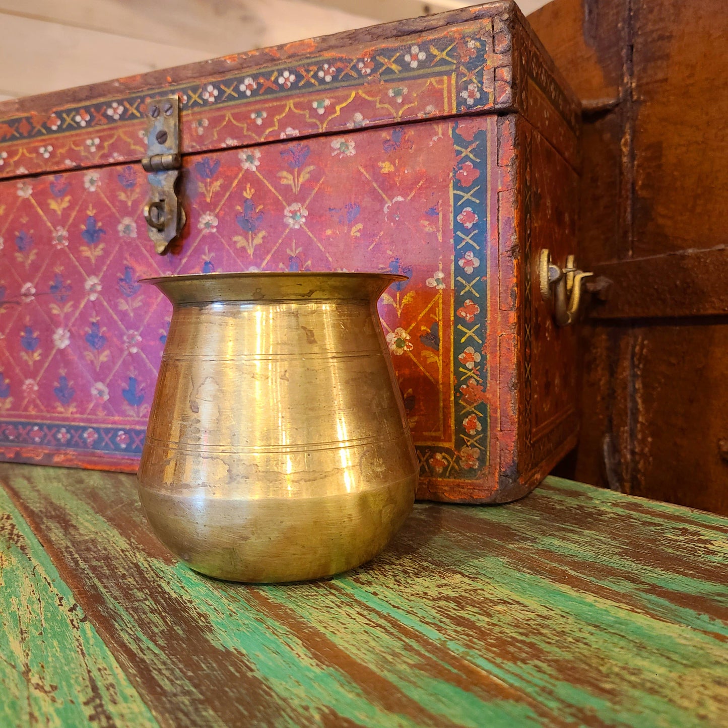 Small Brass Pot