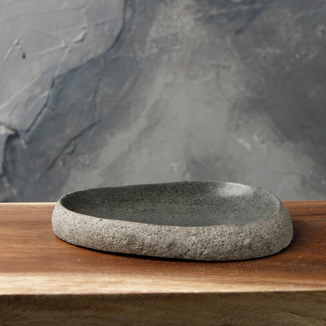 River Stone Dish
