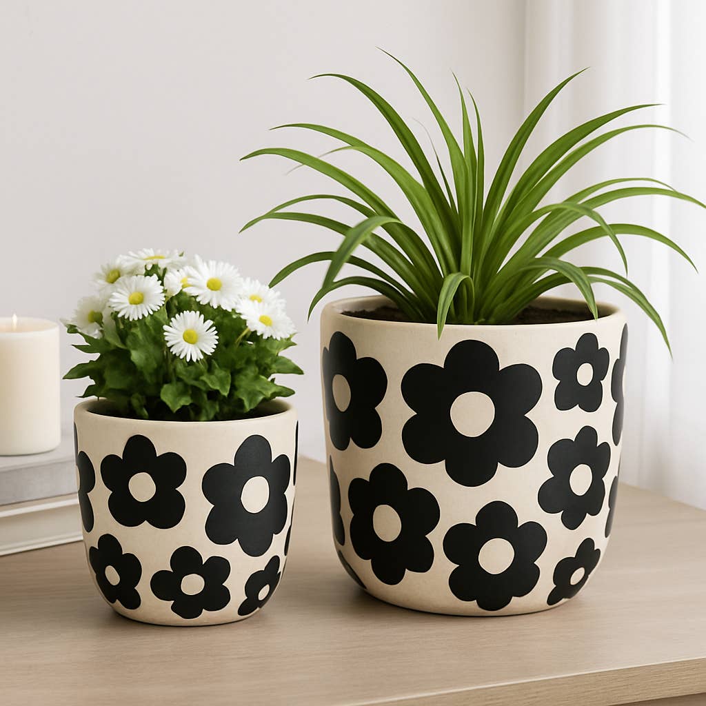 Ceramic Flower Power Pot