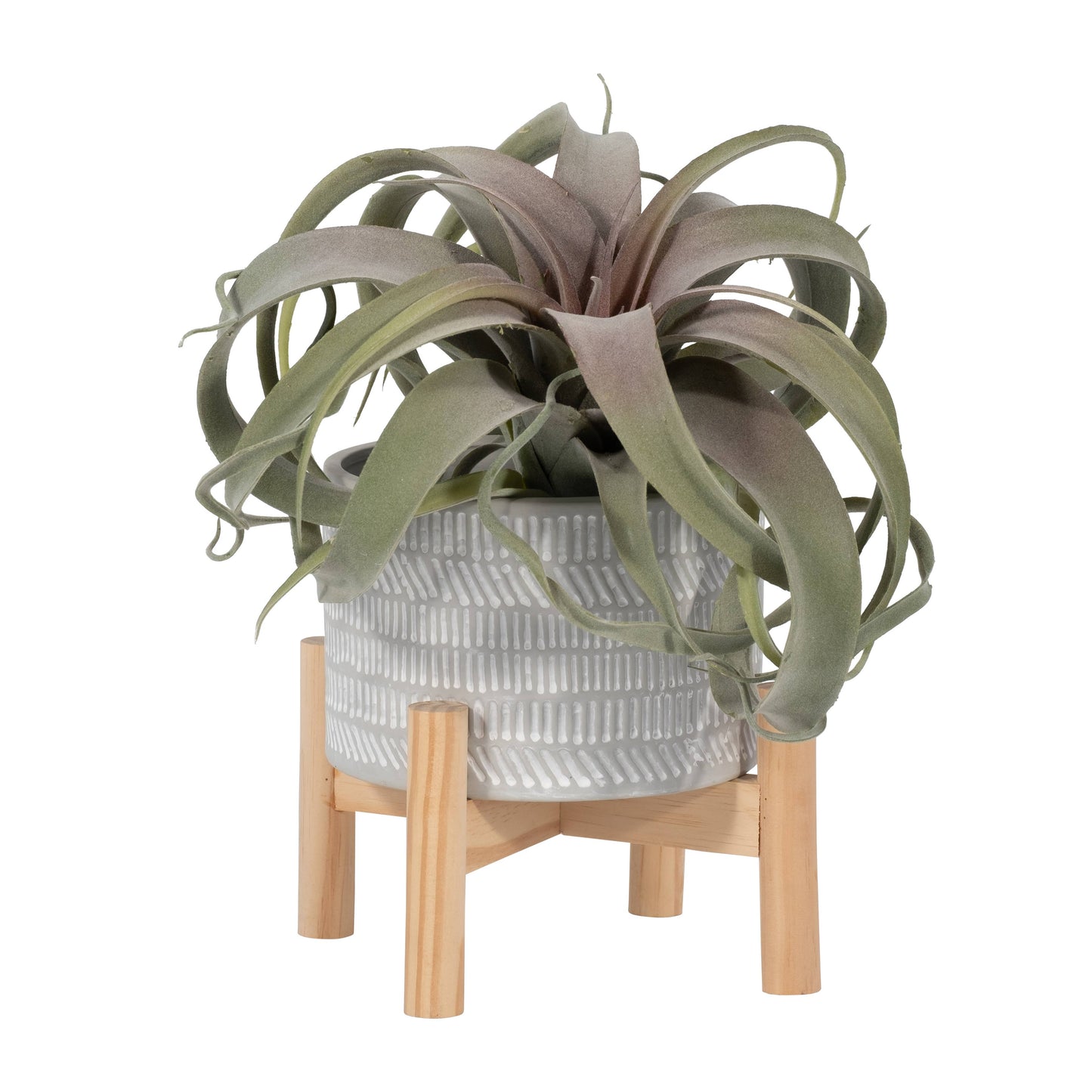Stone Geometric Plant Stand