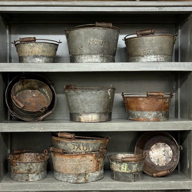 Galvanized Wide Bucket