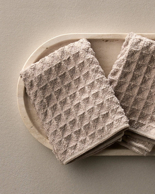 Waffle Washcloth Set